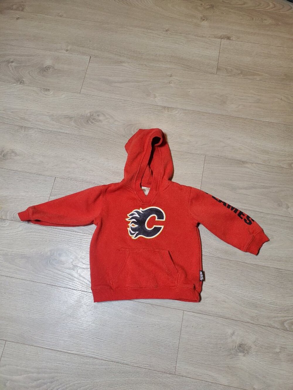 Calgary Flames 24 Month Baby Hooded Sweat Shirt NHL